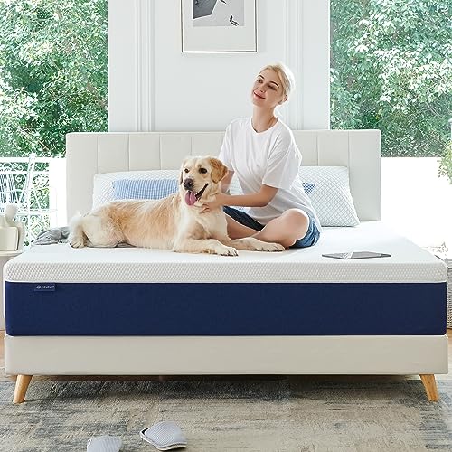 Molblly Matratze 140x200 18CM dick High Density Memory Foam, Soft Surface Fabric, Perfect Ultra...