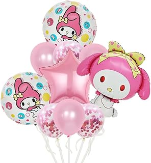 11Pcs For サンリオ アルミバルーン 男の子 女の子 happy birthday 可愛い キャラクターアニメ 風船 誕生日 飾り付け 光沢 バルーン 手持ち キャラクター パーティー風船バルーン 記念日 バースデー 誕生日 (my melody)