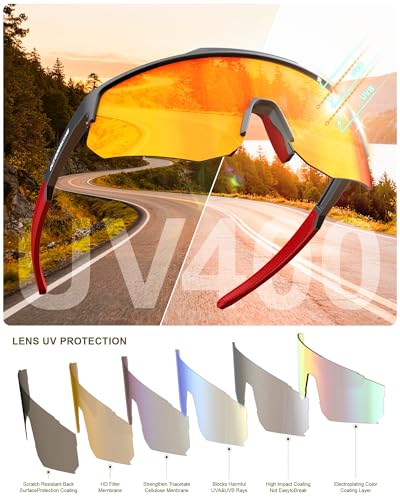 One-Piece Lens Sports Sunglasses