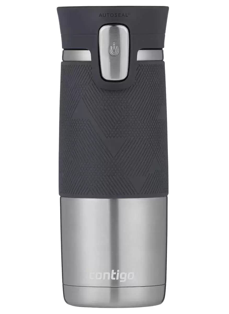 Amazon.com: Contigo 2 Pack Autoseal Spill Proof Travel Mug Flask Grey/Red :  Home & Kitchen