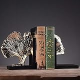 ❤Hochwertige Materialien - Unsere kreativen Buchstützen verwenden hochwertiges Harzmaterial, Handfinish, Vintage- und Rustikaleffekt.