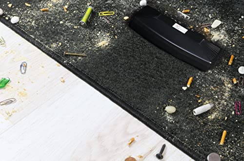 Crumpy Krümelbürste Tischroller Handstaubsauger für Auto Caravan Zuhause (2X Schwarz)