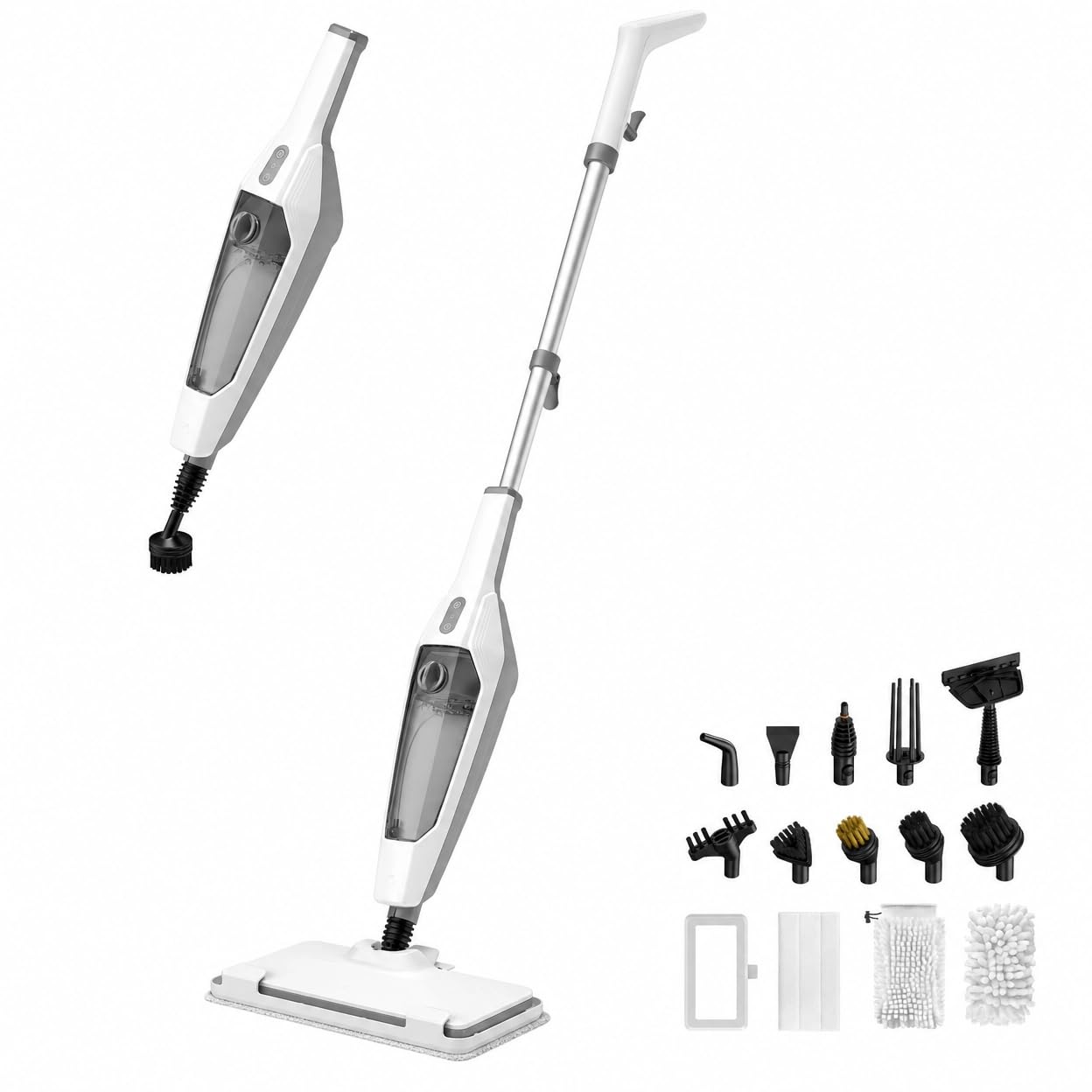 SENMO Dampfreiniger mit abnehmbarem dampfreiniger handgerät Grau
