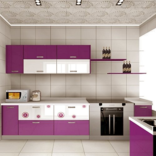 Oxdigi Purple Contact Paper Decorative 24 X 196 Inches For Cabinets Countertops Kitchen Shelves Liner Glossy Glitter Self Adhesive Film Peel And Stick Waterproof Removable Wallpaper #TOP3