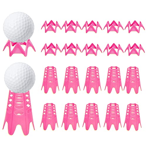Image of Plastic Golf Tees, Golf Simulator Tees for Home, Outdoor Indoor Golf Tees Simulator Practice Training, Golf Mat Tees for Winter Turf and Driving Range