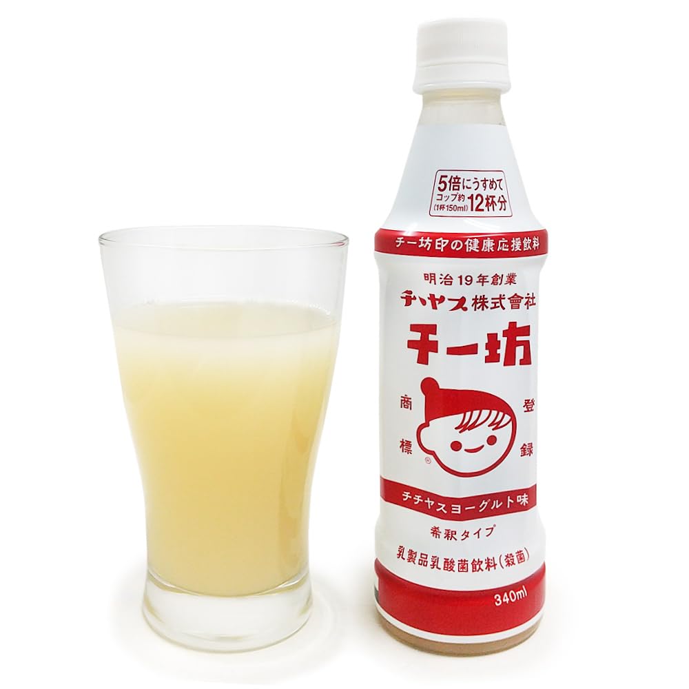 Amazon.co.jp: チチヤス チー坊 乳酸菌飲料 340ml 12本入り 希釈