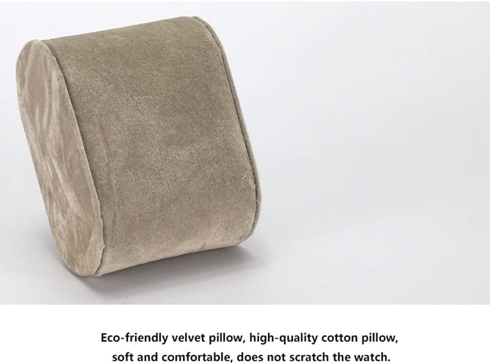 Caja para Guardar Relojes Caja De Almacenamiento Para Relojes, Caja Organizadora Con Soporte Para Estuche De Exhibición De Reloj De Viaje De Madera Con 1 Almohada De Reloj Extraíble Caja Relojes Hombr
