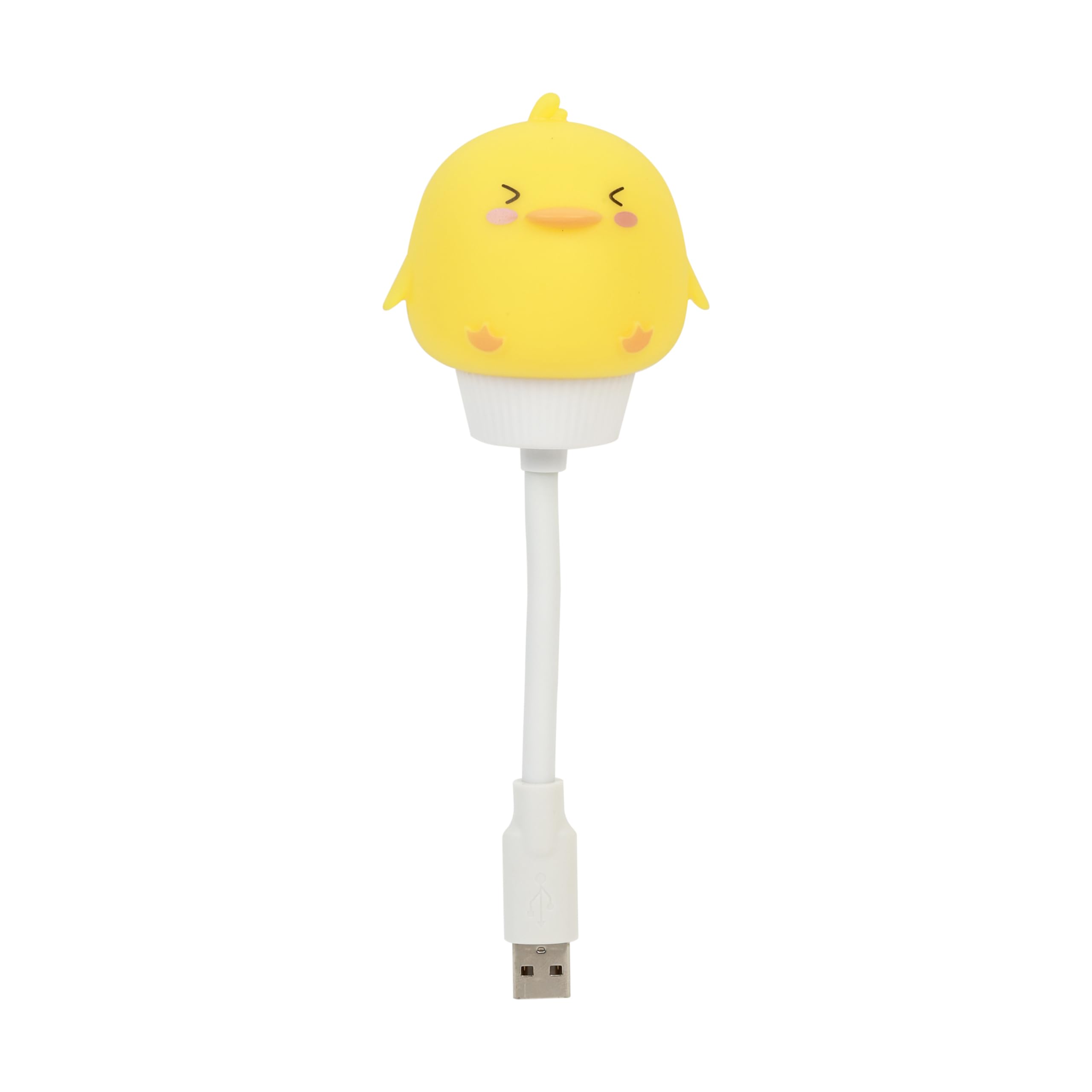 Lexton Decorative Duck Shape Cute Night LED USB Light | Eye-Care | USB Plug-in | Suitable for Children's Kids, Reading, Gift Purpose (Pack of 1, Warm White)