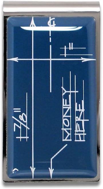 Acme Studios Blueprint Money Clip by Constantin Boym (A2CB01MC)