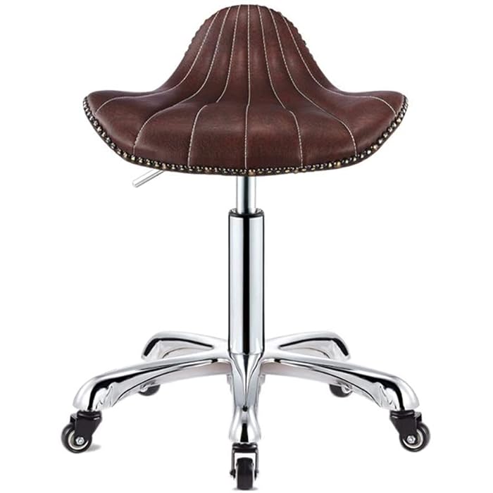 Buy Rolling Stool Adjustable Height Rolling Stools With Wheels Round