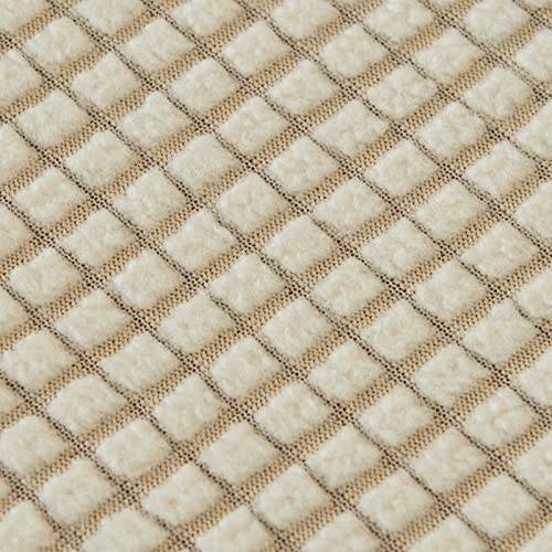 Housse pour tabouret 28 cm extensible beige pour assise réglable de bar - 6