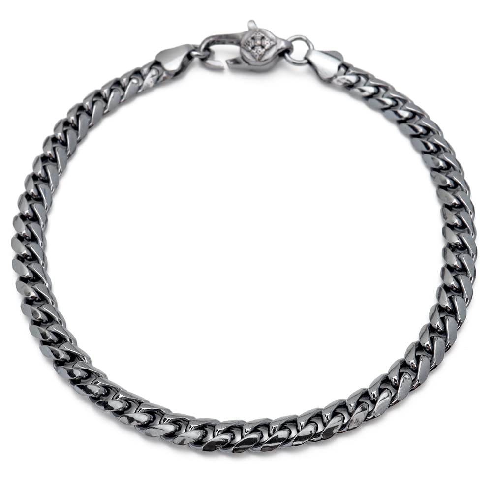 Amazon | [silver KYASYA]シルバー925 喜平ブレスレット 幅5mm メンズ