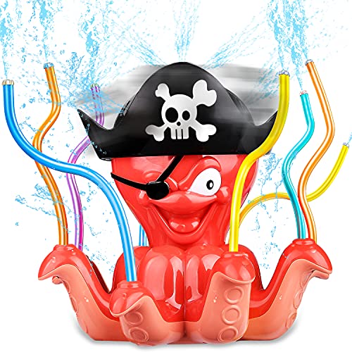 Pirate Octopus Water Sprinkler Toy