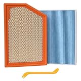 Ryvclim Engine Air Filter&Cabin Air Filter Combo Pack-Compatible with Jeep Cherokee 2014 2015 2016