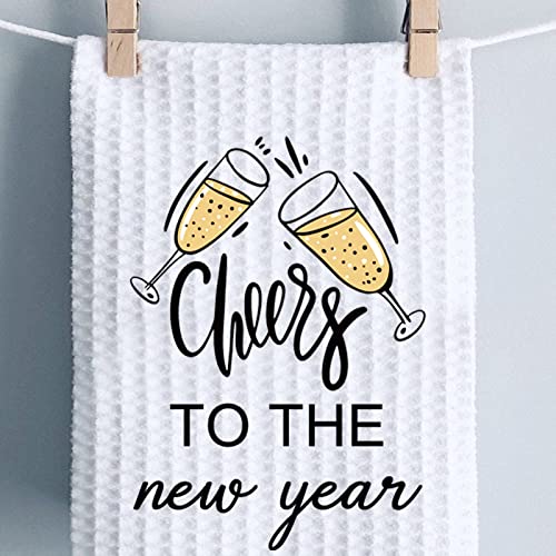 PWHAOO-New-Years-Eve-Party-Kitchen-Towel-Cheers-to-The-New-Year-Kitchen-Towel-Happy-New-Year-Gift-The-New-Year-T