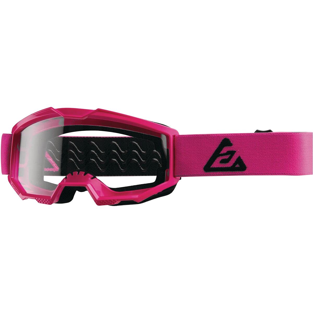 Answer Racing 446619 Apex 1 Goggles with Anti-Fog and Anti-Scratch Lens, Pink/Black, Youth