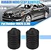 X AUTOHAUX 2Pcs Hood Rubber Bumper, Bonnet Spin Hood Bumper Stops Cushion Stoppers Black Rubber for Nissan Altima 1996-2006 for Nissan Xterra 1996-2006
