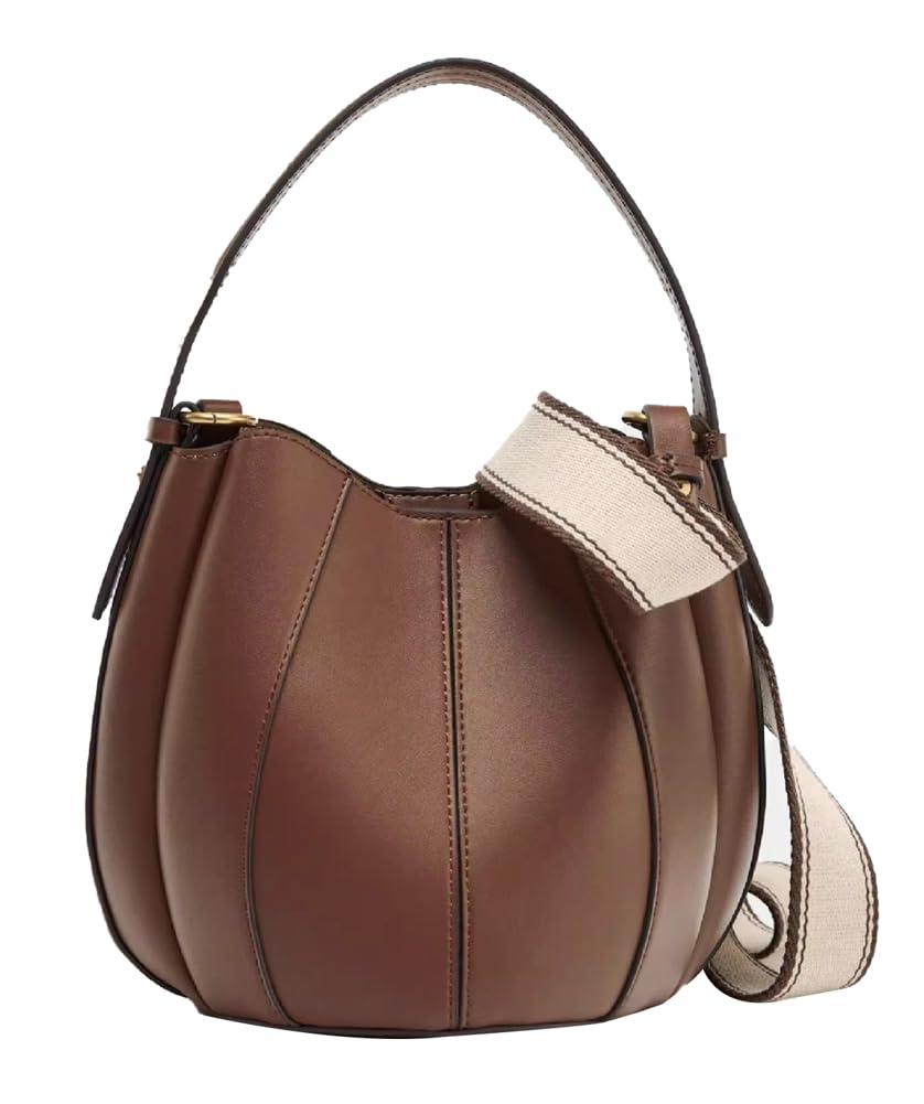 2 Pcs Slouchy Bucket Hobo Bags Women Trendy PU Leather Underarm Shoulder Bag Crescent Crossbody Purse Tote Handbag 2025