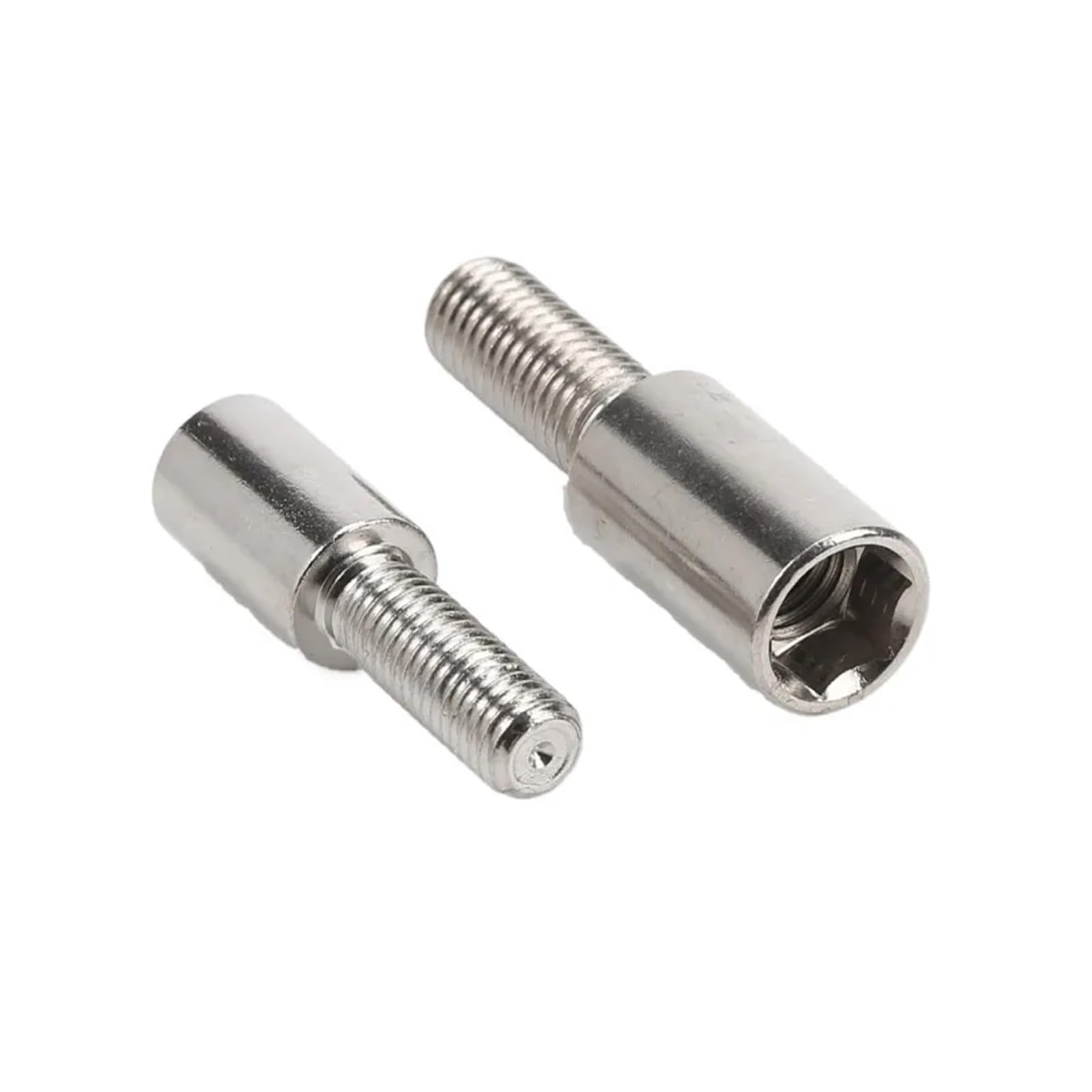 Vite cilindrica con esagono incassato M5 M6 M8 M10 M12 M14 M16 Vite di collegamento Vite cilindrica ispessita a coda lunga Dado pneumatico (acciaio al carbonio, M5 x 8 x 44 (5 pezzi)