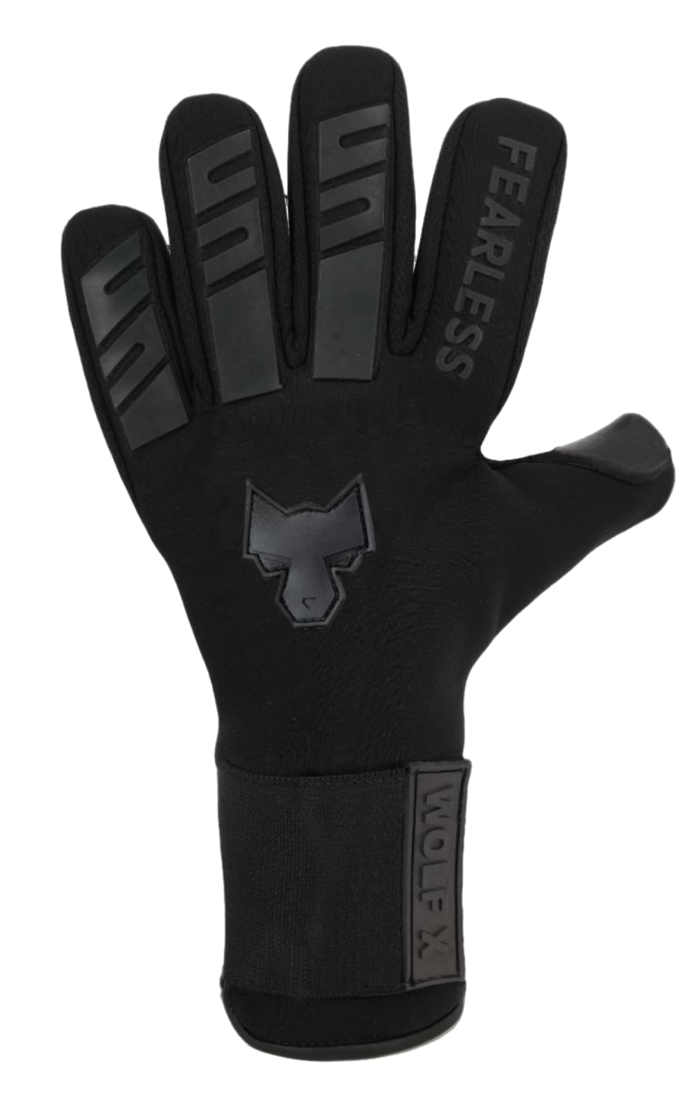 Gants De Gardien FEARLESS GOALKEEPERS Wolf V Onyx 2.0 - Latex Allemand, Coupe Négative, Adulte/enfant