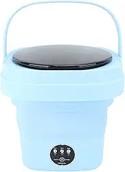 Mini Máquina de Lavar, 36W à Prova d'água IPX4 6L, Leve, Dobrável, Portátil, para Roupas íntimas (Plugue dos EUA)
