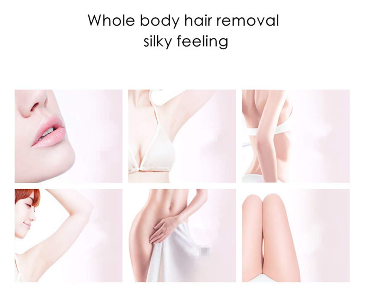 Epilatore per il viso, da donna, elettrico, epilatore senza dolore, mini portatile, epilatore viso, braccio, gambe, ascella, bikini