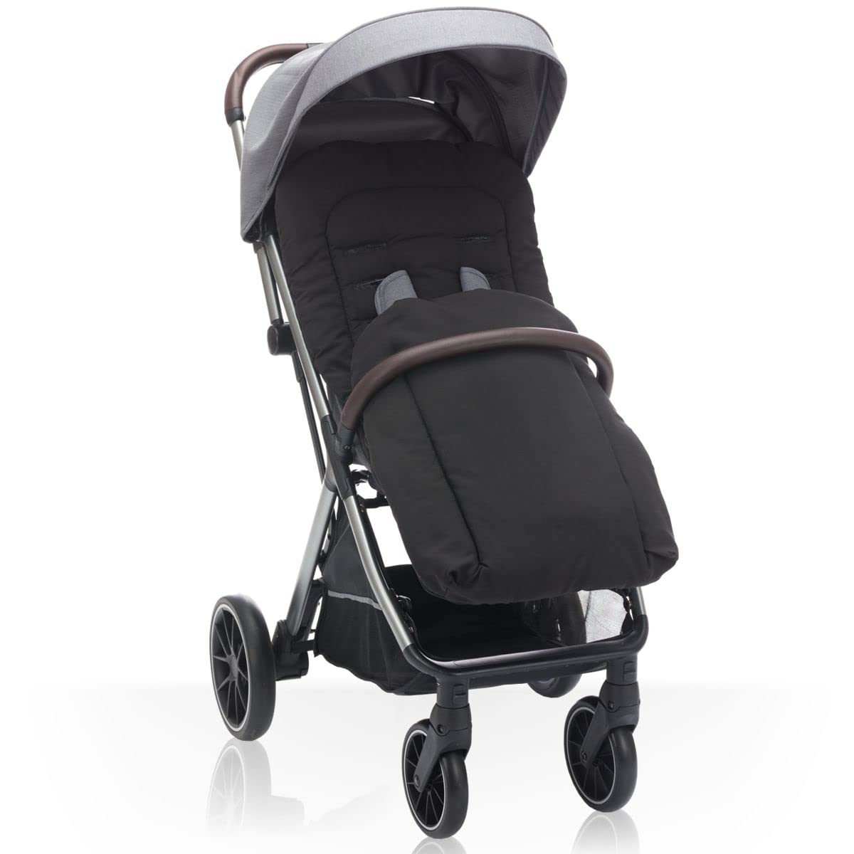 Fillikid Fußsack ST3911 Sommerfußsack für Buggy Kinderwagen Jogger (Schwarz)