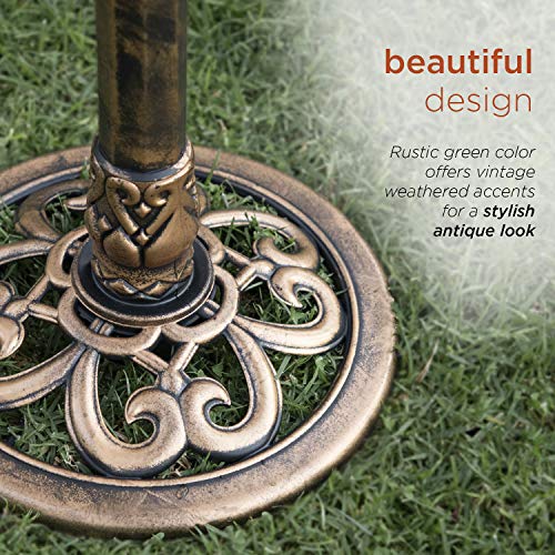 Alpine Corporation TEC106-BZ Outdoor Floor 3-Tiered Pedestal Water Fountain thumb #4