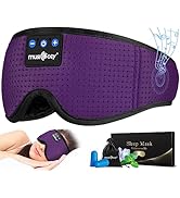 MUSICOZY Sleep Headphones Bluetooth Sleep Eye Mask for Sleeping Wireless Music Sleeping Headphone...