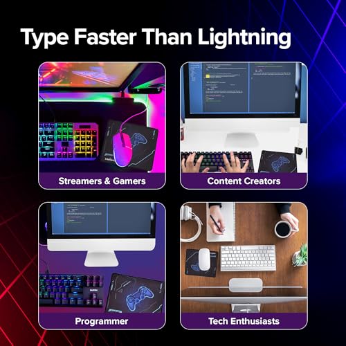 Image of INTERCEPTOR by Intellilens Gaming Mouse Pad for Laptop (30x25cm) | 3mm Thick Waterproof Surface | Anti Slip Base Mousepad | Office Accessories for Desk | Wrinkle Free Material | Black Mouse Pad