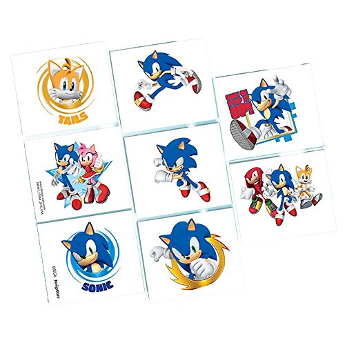 amscan Sonic The Hedgehog Tattoos (24 Count)