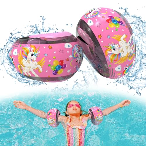 Schwimmflügel mit Einhor für Kleinkinder 1-6 Jahre - Schwimmhilfe mit sicherem PE-Schaumkern, Ergonomisches Design, für Kinder von 6 bis 18 kg, leicht tragbar und bequem für den Spielspaß im Wasser Schwimmflügel mit Einhor für Kleinkinder 1-6 Jahre - Schwimmhilfe mit sicherem PE-Schaumkern, Ergonomisches Design, für Kinder von 6 bis 18 kg, leicht tragbar und bequem für den Spielspaß im Wasser