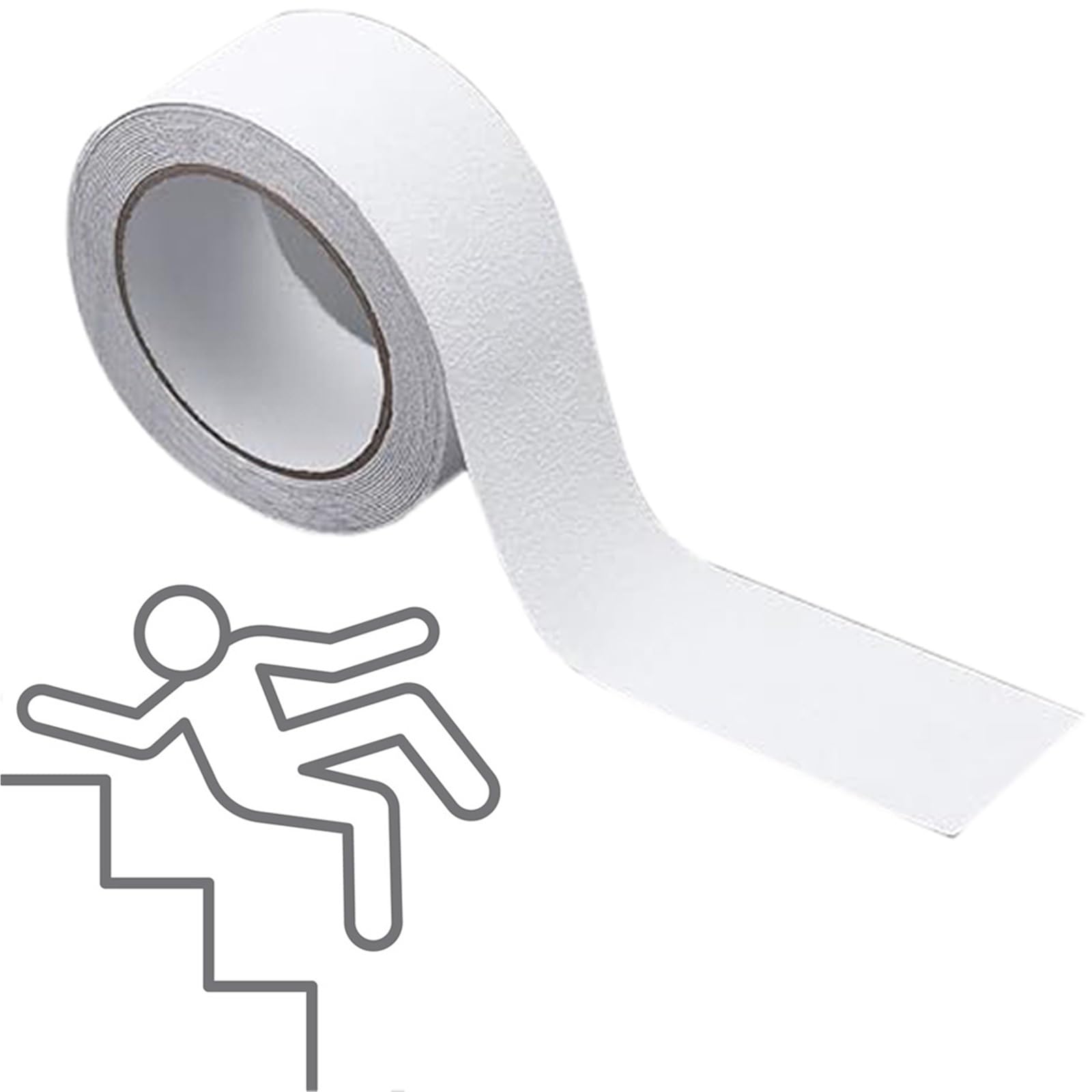 Genérico cinta escaleras Tiras Antideslizantes Para Escaleras De 10, 20, 30, 40 Y 50 M De Largo, Cinta Decorativa, Cinta Para Peldaños De Escaleras Departamentos(C,L W 40m x 50mm)