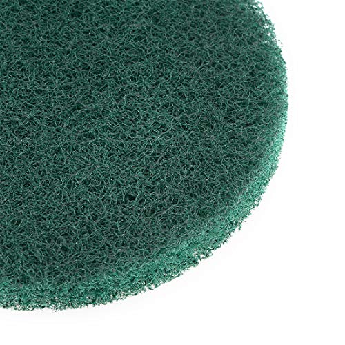 Image of uxcell 5 Inch 240 Grit Drill Power Brush Tile Scrubber Scouring Pads Cleaning Tool 5pcs (Pack of 4)