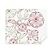 Red Fresh Flowers Grass Decorative Cleaning Cloth Screen Cleaner 2pcs Suede Fabric
