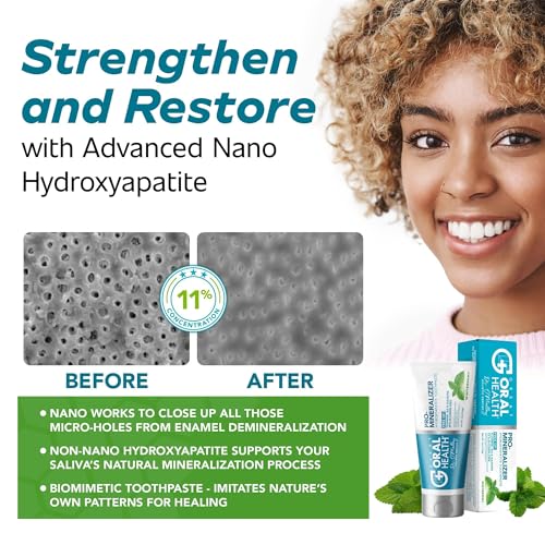 Image of Dental Care Kit 6-in-1 Oral Hygiene Products for Adults: Oral Probiotics for Teeth & Gums, Nano Hydroxyapatite Toothpaste, Natural Breath Freshener Oil, Tooth Sensitivity Treatment & Tongue Scraper