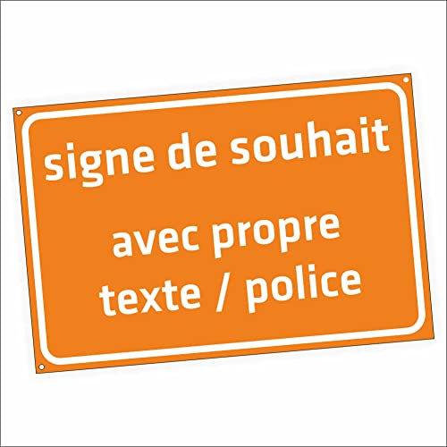 INDIGOS UG - Schilder selbst gestalten - orange - Aluverbundplatte 12 Größen - 30x20-200x100cm - Schild personalisiert mit Text - Schrift - für Garage, Hotel, Parkplatz, Schule, Carport, Firma INDIGOS UG - Schilder selbst gestalten - orange - Aluverbundplatte 12 Größen - 30x20-200x100cm - Schild personalisiert mit Text - Schrift - für Garage, Hotel, Parkplatz, Schule, Carport, Firma