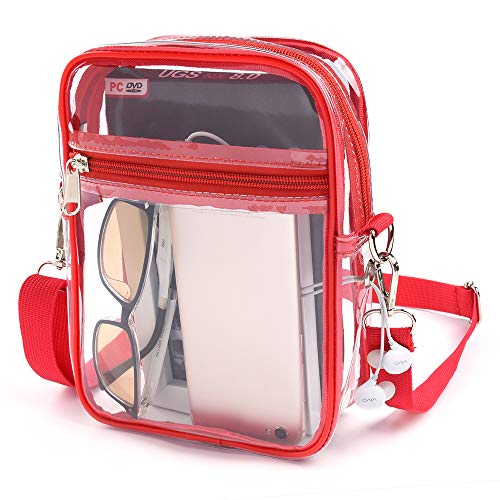 Clear Purse, Clear Stadium Bag Approved for Concerts Sports Events Shopping Park NFL