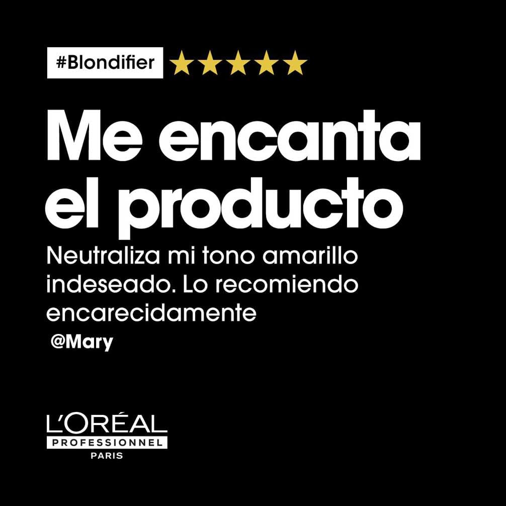 L'Oréal Professionnel, Mascarilla Reparadora e Iluminadora para Pelo con Mechas o Rubio, Blondifier, 250ml