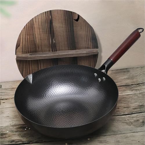 Wok de hierro para inducción sin recubrimiento miniatura 3