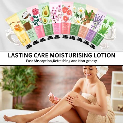 Ankooy 20 Pack Body Lotion Bulk For Women Dry Skin,Travel Size Lotion Sets For Women-Natural Scented Body Cream Mini Travel Lotion Small Gifts Birthday Mother's Day Bulk Christmas Gifts For Women #TOP2