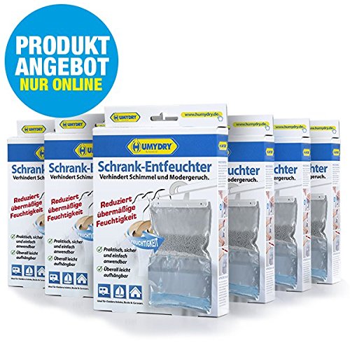Preisvergleich Produktbild 6er-Set HUMYDRY Schrank-Entfeuchter 450g