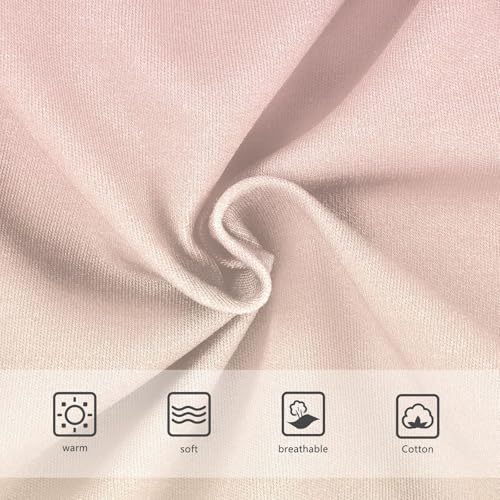 Joisal Toddlers Underwear Floral 2t Cotton Panties Little Girl Durable Briefs Undies Kids Blush Pink Cream Gradient3