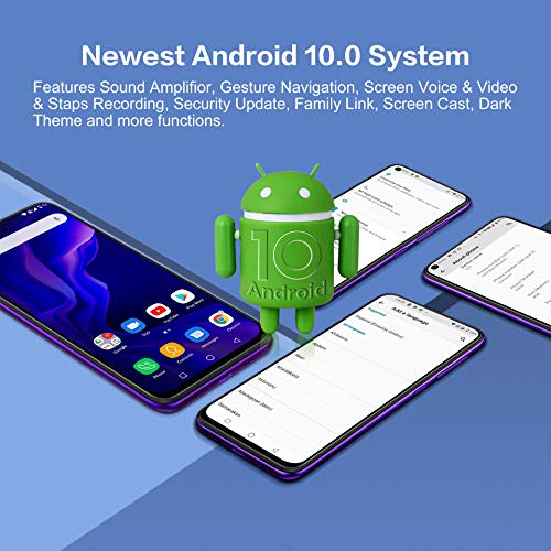 OUKITEL C21 Unlocked Cell Phones, 64GB/4GB Helio P60 20MP Selfie Unlocked Smartphone Dual Sim Android Mobile Phones with 6.4'' FHD+ Octa Core 4000mah Face ID + Fingerprint International Version