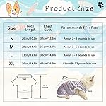 4Pcs Dog Cat Shirts Dog Polka Dot Vest Dog Stripe Sleeveless T-Shirt Pet Soft Vest Breathable Clothes for Small Medium Dog Puppy Kitten Cat S - Image 4