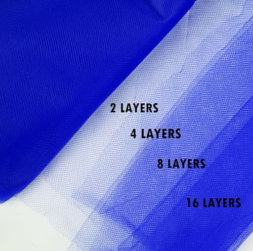 image for Craft And Party, Royal Blue Fabric Tulle Roll 54 Inch by 40 Yards (120