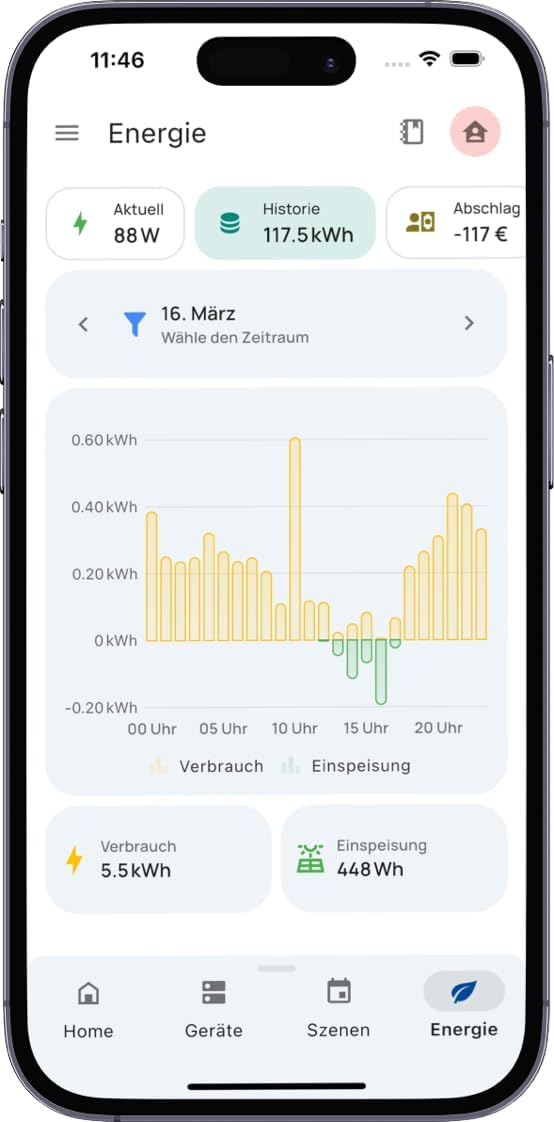 everHome EcoTracker IR licznik energii elektrycznej EHZ – głowica do czytania Smartmetr – w zestawie aplikacja