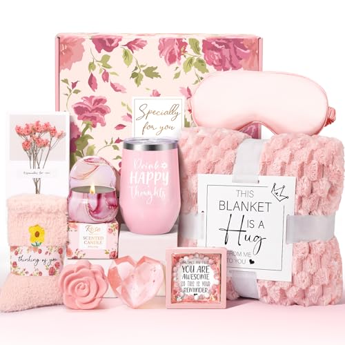 Birthday Gifts for Women Friendship, Unique Gift Baskets for Women,