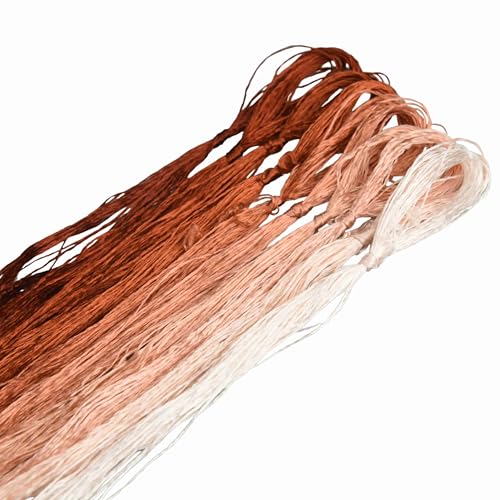 Image of MIINGGUXIUYI Mulberry Silk Floss Embroidery Thread Floss-Cross Stitch Threads China Silk Woven Jewelry Threads DIY Sewing Kits (93)
