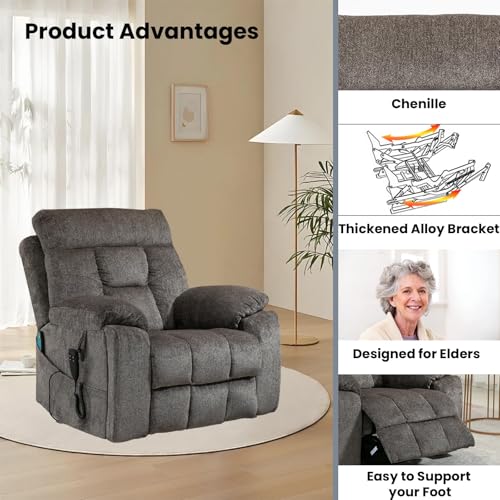 Sillón Plegable Electrónico Reclinable Tela miniatura 4